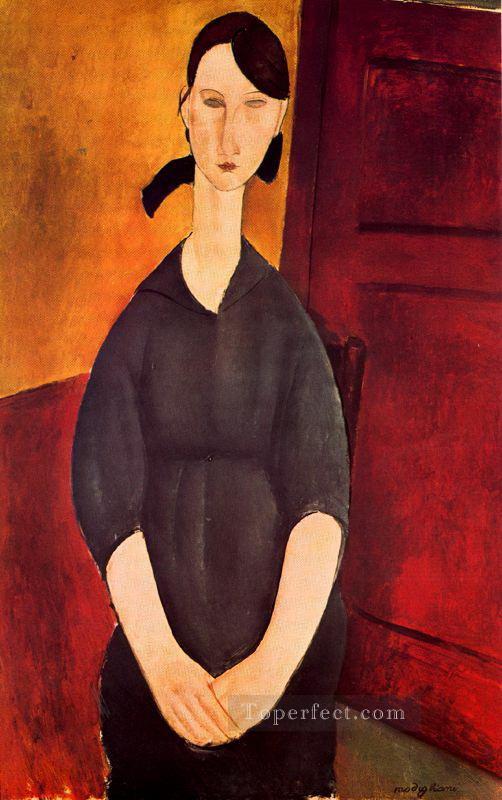 portrait of paulette jourdain 1919 Amedeo Modigliani Oil Paintings